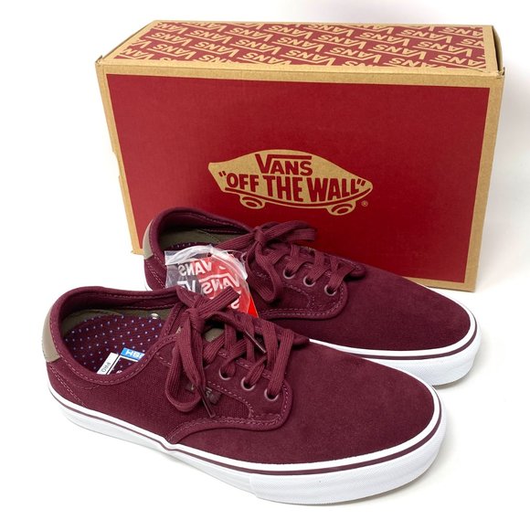 💖MEGA SALE💖Vans Chima Ferguson Port Wine Red Canvas Women's 9 VN0A38CF0QS - Picture 7 of 11
